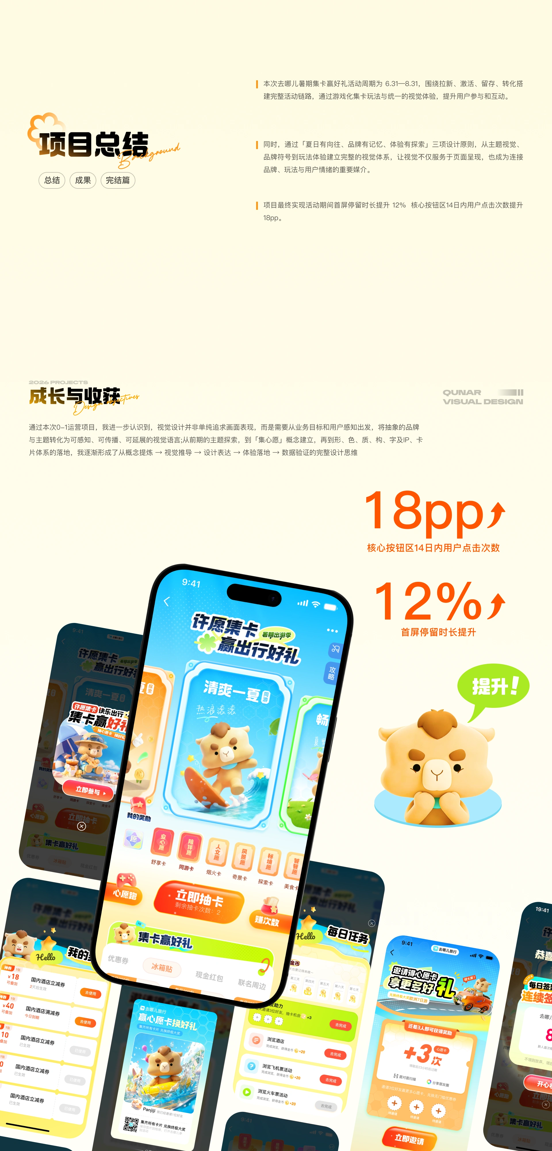 去哪儿 夏日运营活动 项目详情 10